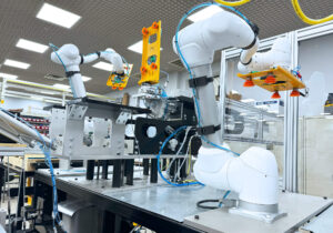 colaborative robots Machine Tending Cell after Machine Design Process
