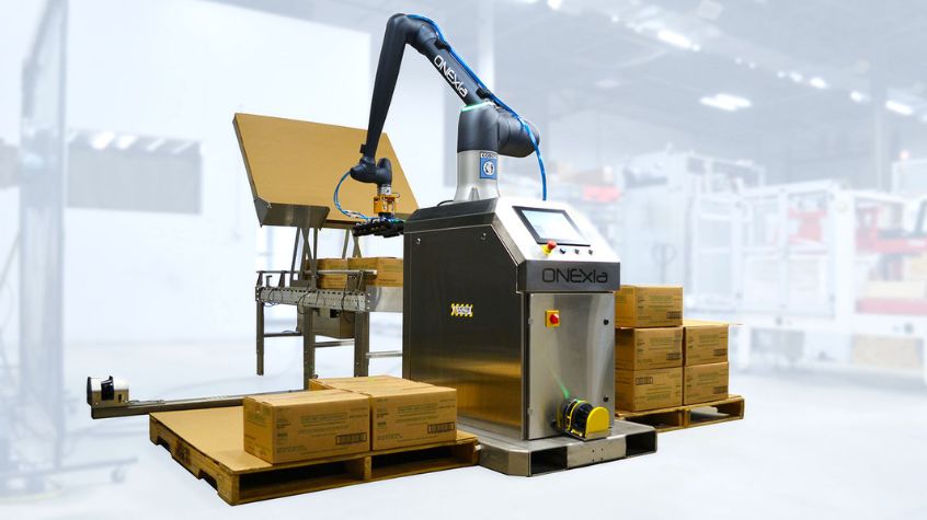 Corrosion-Resistant Stainless Steel Cobot Palletizer