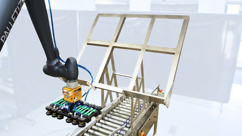 Palletizer stainless steel slip sheet rack
