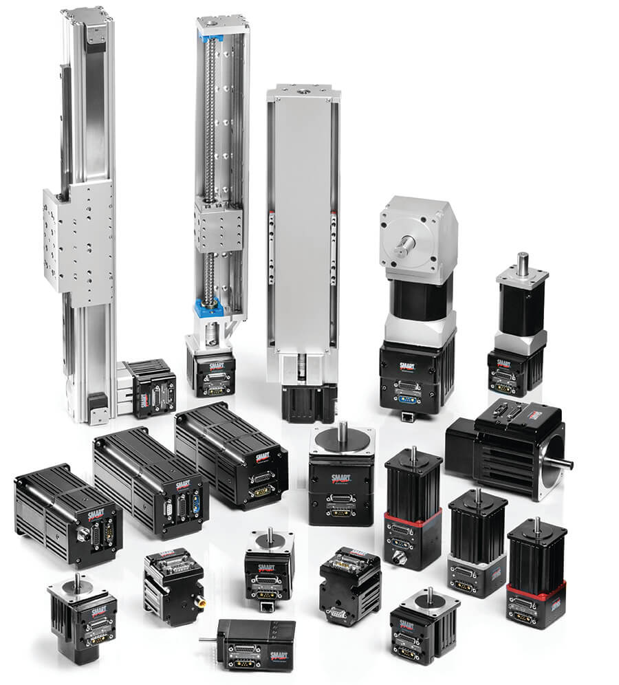 Moog Animatics SmartMotors and Actuators for palletizing robot.