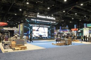 Doosan Robotics Palletizing Solutions at Automate Tradeshow