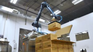 Cobot Palletizer vs. Industrial Palletizing